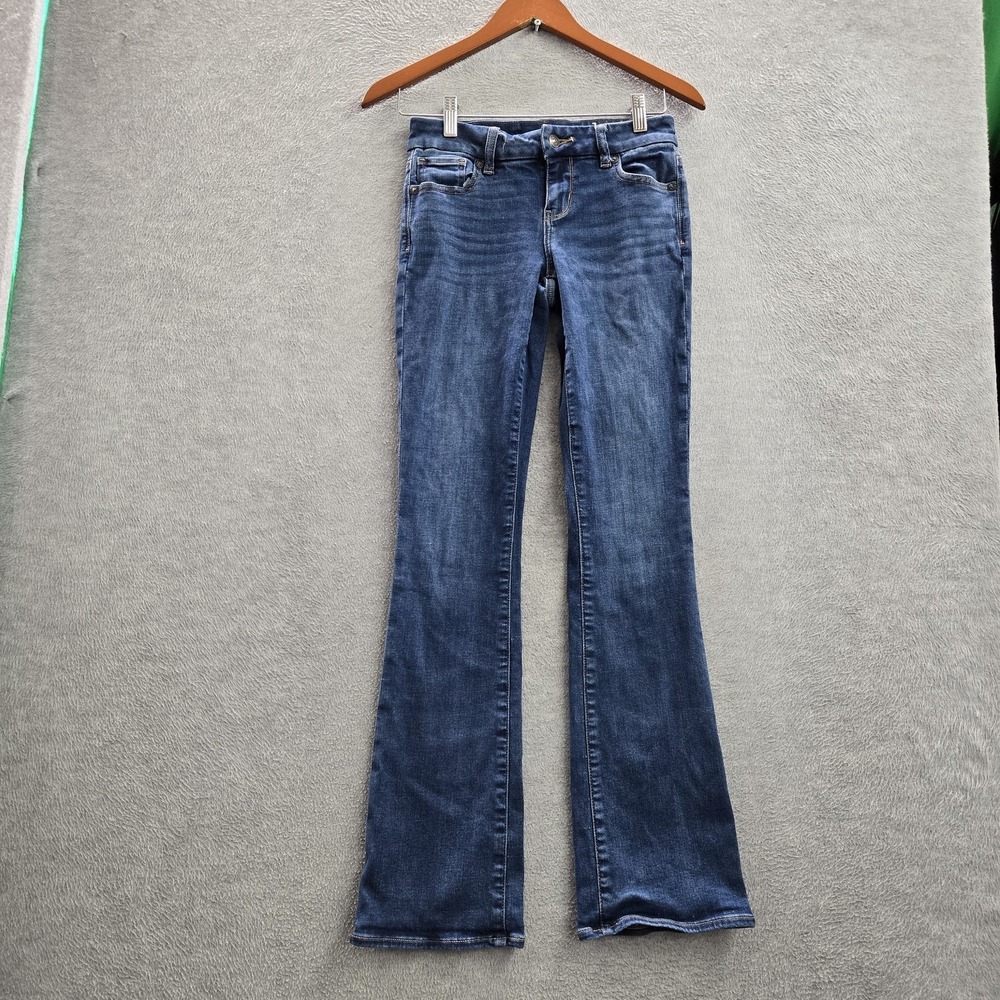American Eagle Outfitters Women Jeans 0 REGULAR‎ Blue Denim Curvy Kick Boot Next